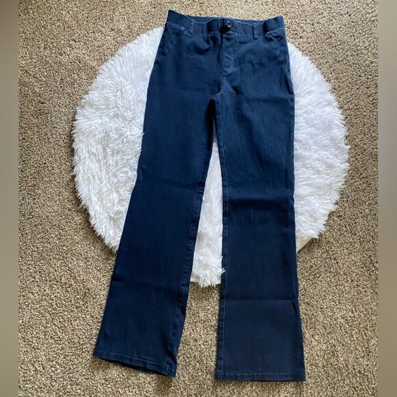 Betabrand Bootcut Jeans Pull On Elastic Waist Stretchy Womens Size Small - Picture 1 of 6